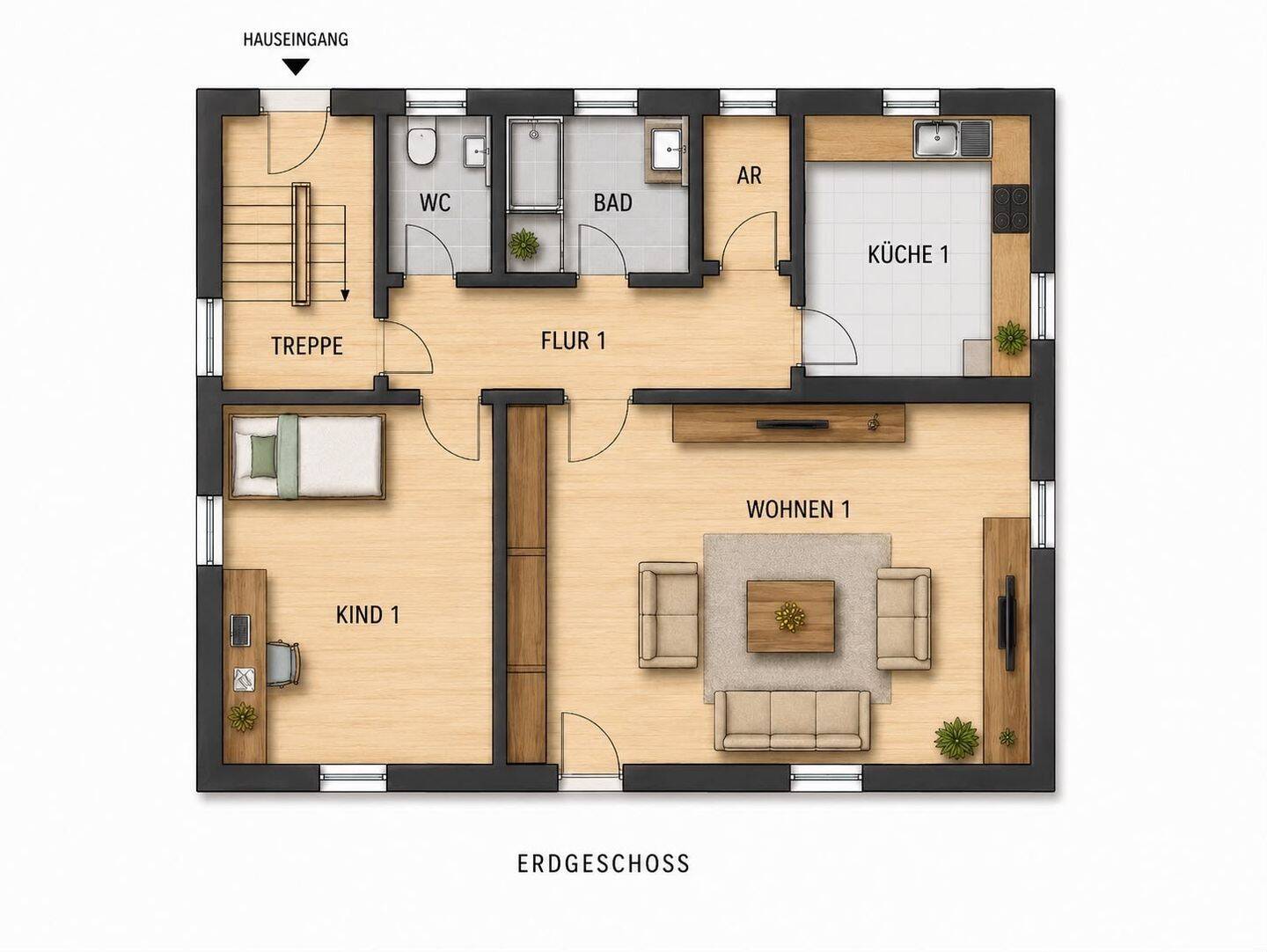 Charmante 2- Zimmer Eigentumswohnung mit Terrasse und Gartennutzung!, 91282 Betzenstein