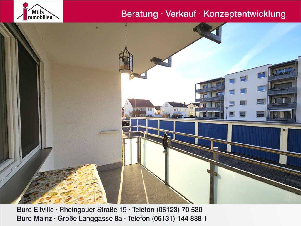 Großzügige 3,5-ZKB Eigentumswohnung mit Balkon in sehr guter Lage von Ginsheim, 65462 Ginsheim-Gustavsburg