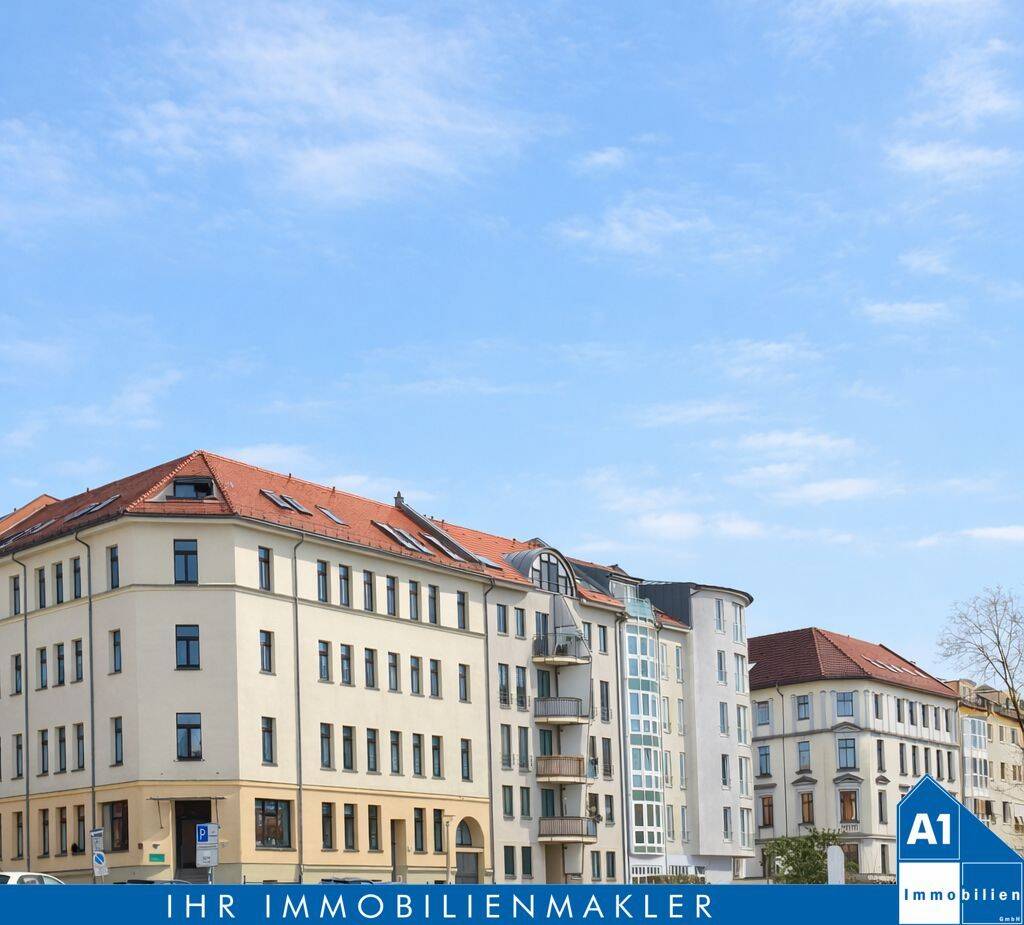 Charlottenviertel -Vermietete 1-Zimmer-Wohnung mit Balkon in Halle (Saale), 6108 Halle (Saale) (Altstadt Giebichenstein Innenstadt Paulusviertel Saaleaue)