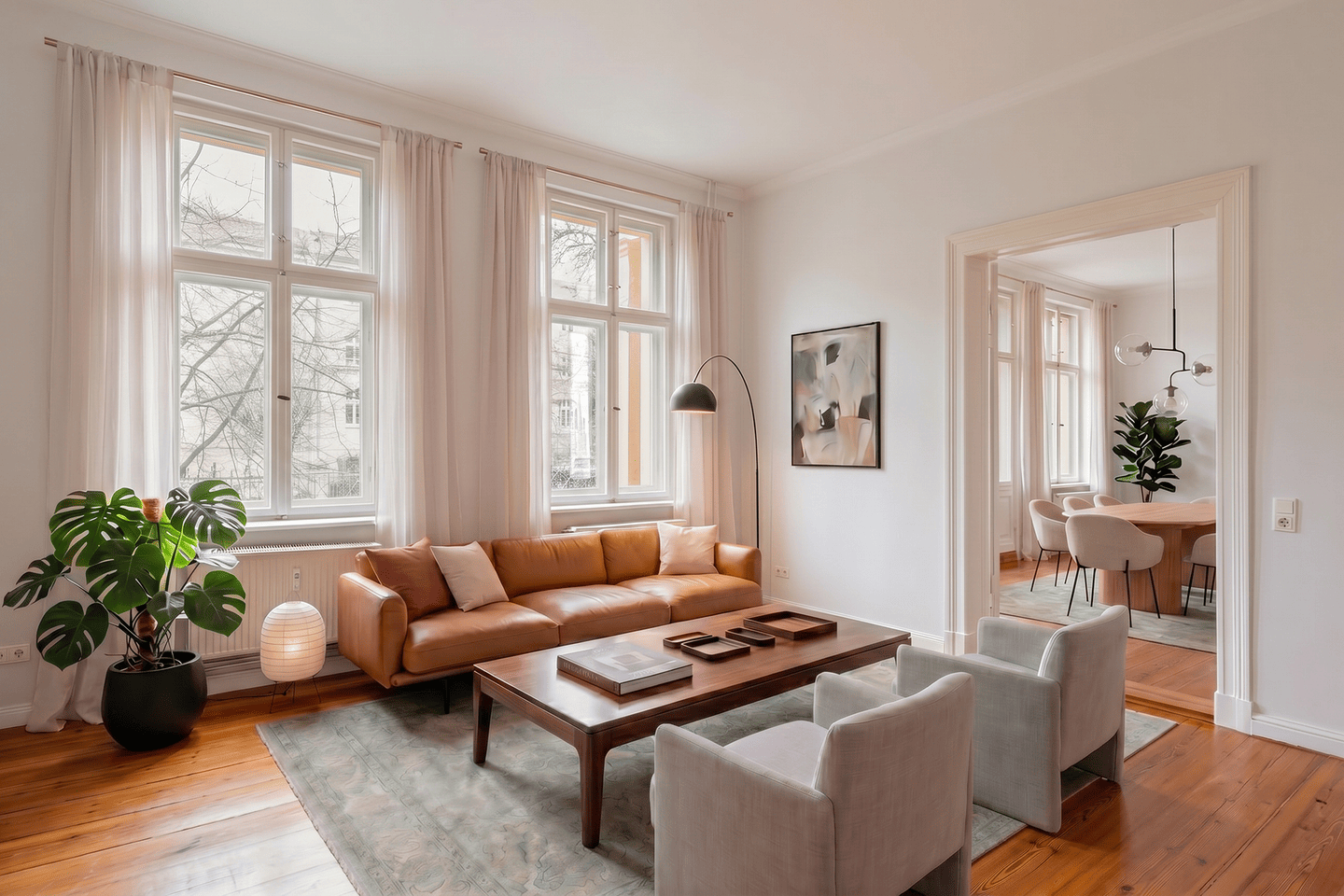 Großzügige Hochparterrewohnung mit Garten in begehrter City-Lage, 14469 Potsdam