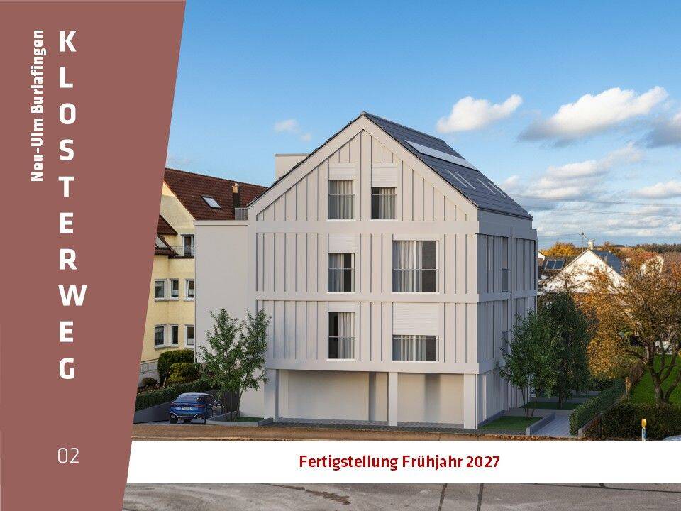 2-ZIMMER ETW IM 1. OG MIT LOGGIA | WOHNEN IM KLOSTERWEG IN BURLAFINGEN, 89233 Neu-Ulm