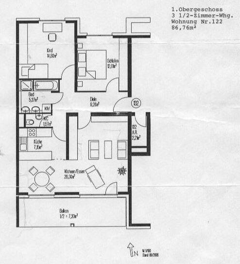 3,5-Zimmer-Wohnung Sindelfingen Maichingen, 71069 Sindelfingen