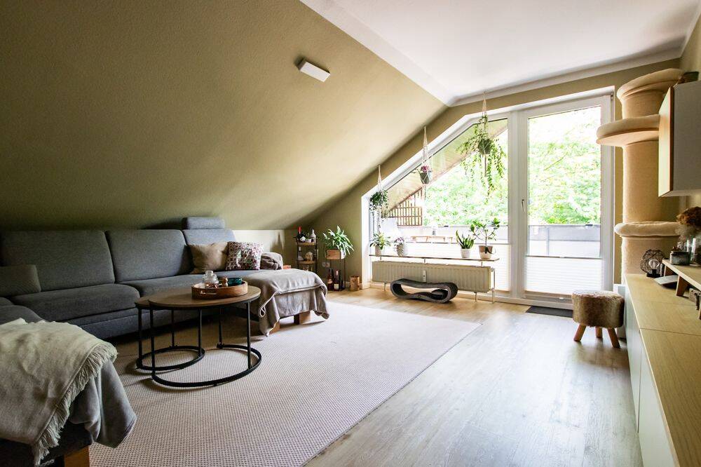 Moderne 3-Zimmer-Maisonettewohnung mit Balkon und Blick ins Grüne in Wentorf, 21465 Wentorf bei Hamburg