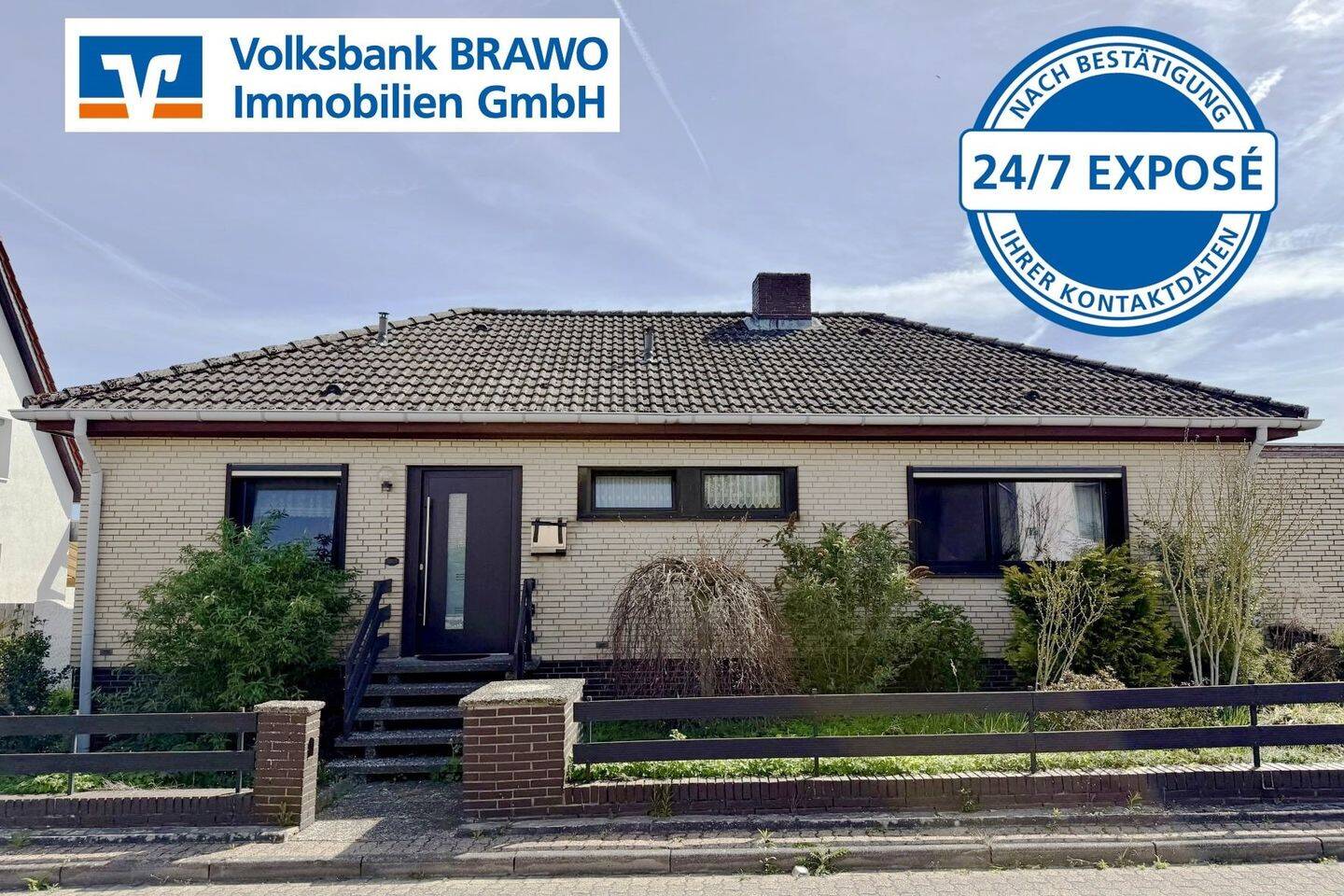 Wohnen auf einer Ebene – Lichtdurchfluteter Bungalow mit Garten, 38446 Wolfsburg