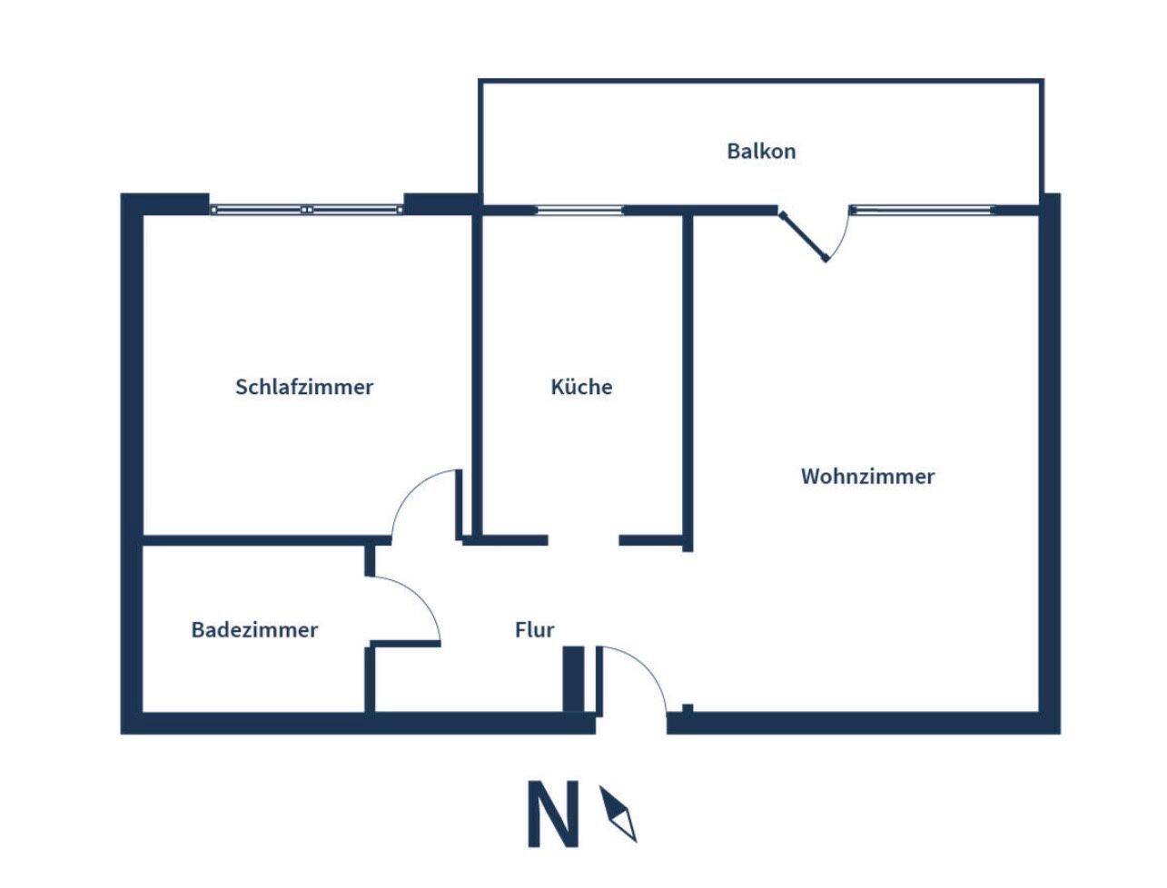 Helle 2-Zimmer Wohnung in Ahe – frisch modernisiert!, 50127 Bergheim