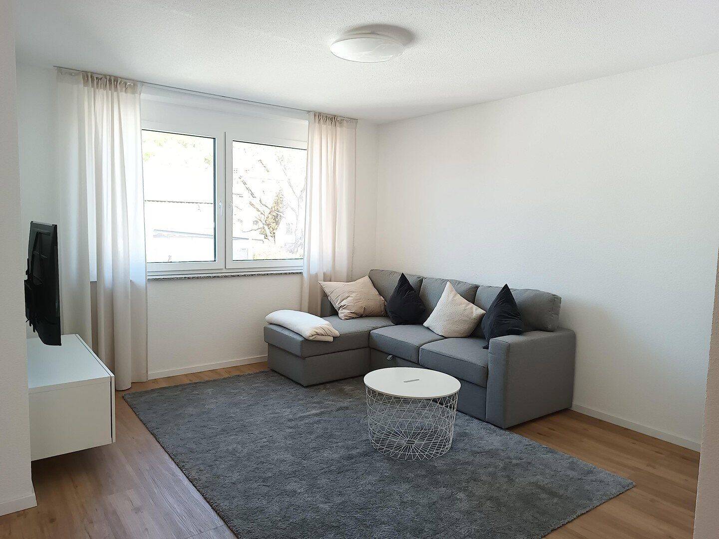 Möblierte Zwei-Zimmer 62qm Wohnung mit Balkon in Friesenheim, 77948 Friesenheim