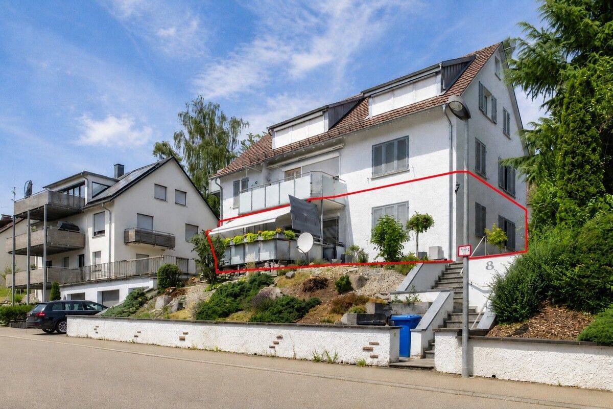 4-Zimmer-Erdgeschosswohnung mit Terrasse, Garten und Garage in Fußnähe Schulen!, 78628 Rottweil