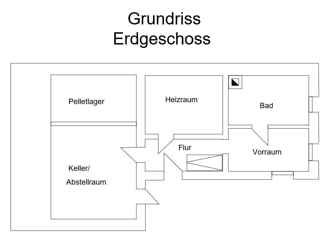 Einfaches Haus mit moderner Pelletheizung, ruhige Lage Ortskern, 76703 Kraichtal