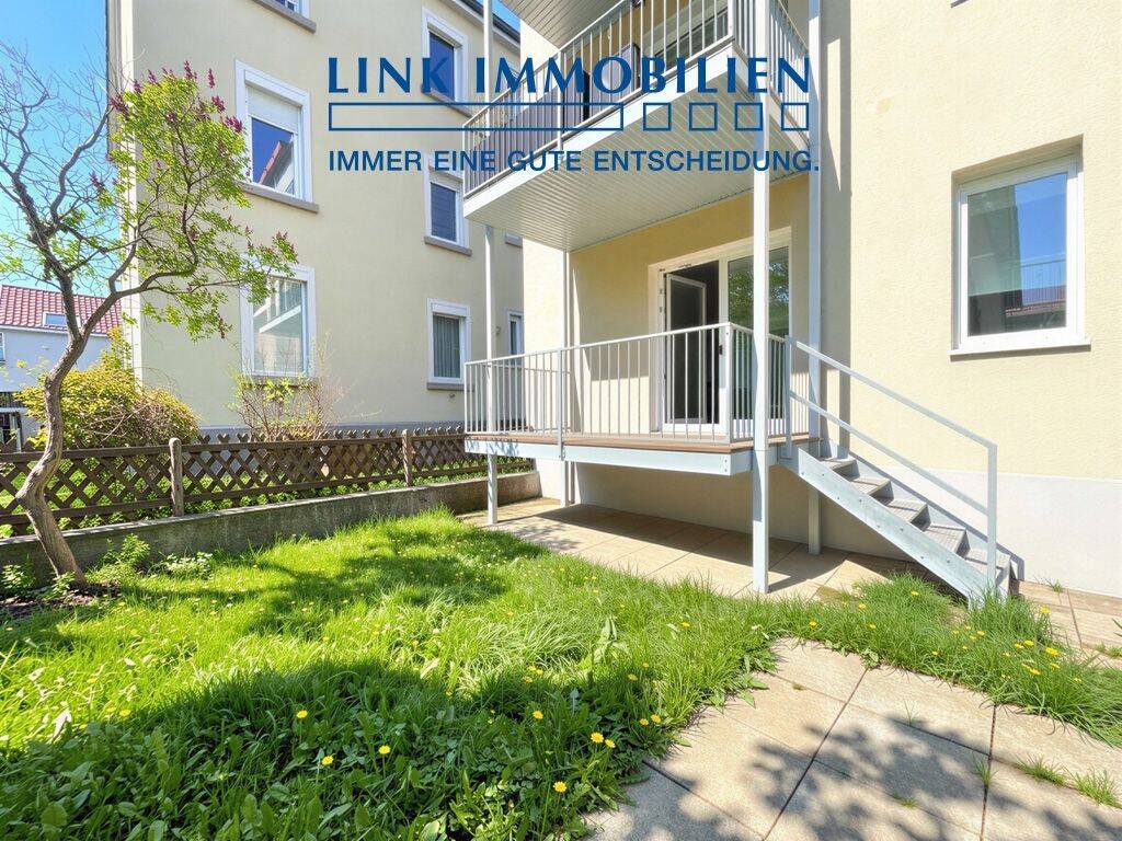 Ideal für Singles oder Paare: Schöne 2,5-Zi.-Gartenwohnung in ruhiger Lage von Bad Cannstatt!, 70376 Stuttgart (Bad Cannstatt Burgholzhof Münster Zuffenhausen)
