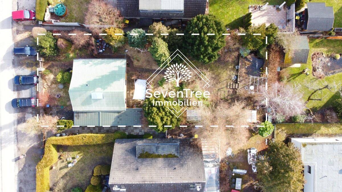 Bauträgerfreies Grundstück in Berlin-Rudow: Großzügiges Bauland mit Altbestand zur Neuentwicklung, 12355 Berlin (Neukölln Kolonie Platanenblick Rudow Siedl. An der Rudower Höhe)