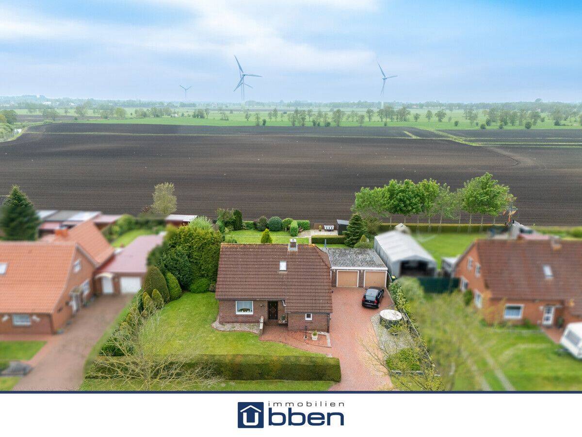 Freistehendes Einfamilienhaus mit Weitblick ins Grüne – Ruhige Lage in Südbrookmerland, 26624 Südbrookmerland