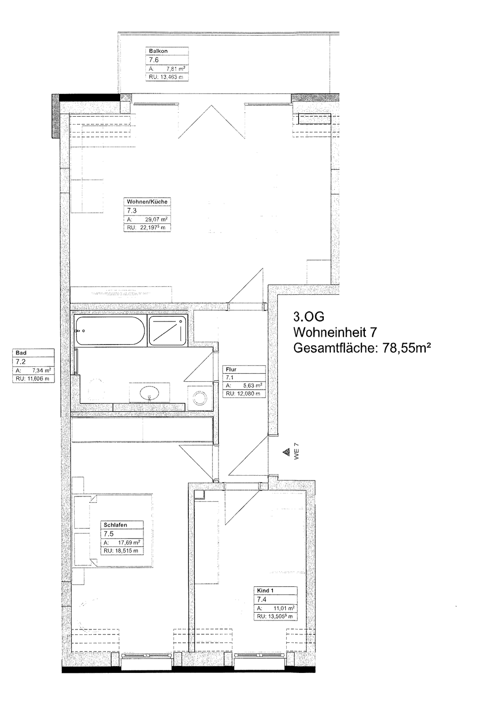 Schöne 3 Raum mit Balkon und Aufzug in Striesen zu vermieten, 1309 Dresden