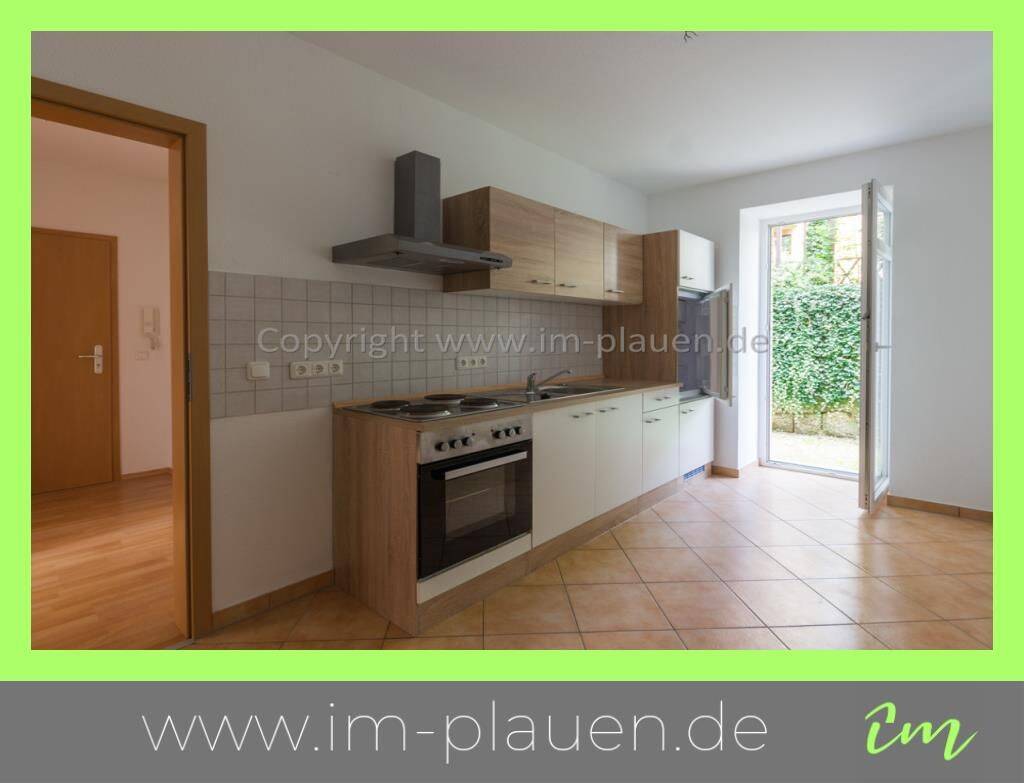 1 ZiTerrasse – Einbauküche – renoviert | 1-Zimmer-Wohnung Plauen Syratal, 8523 Plauen