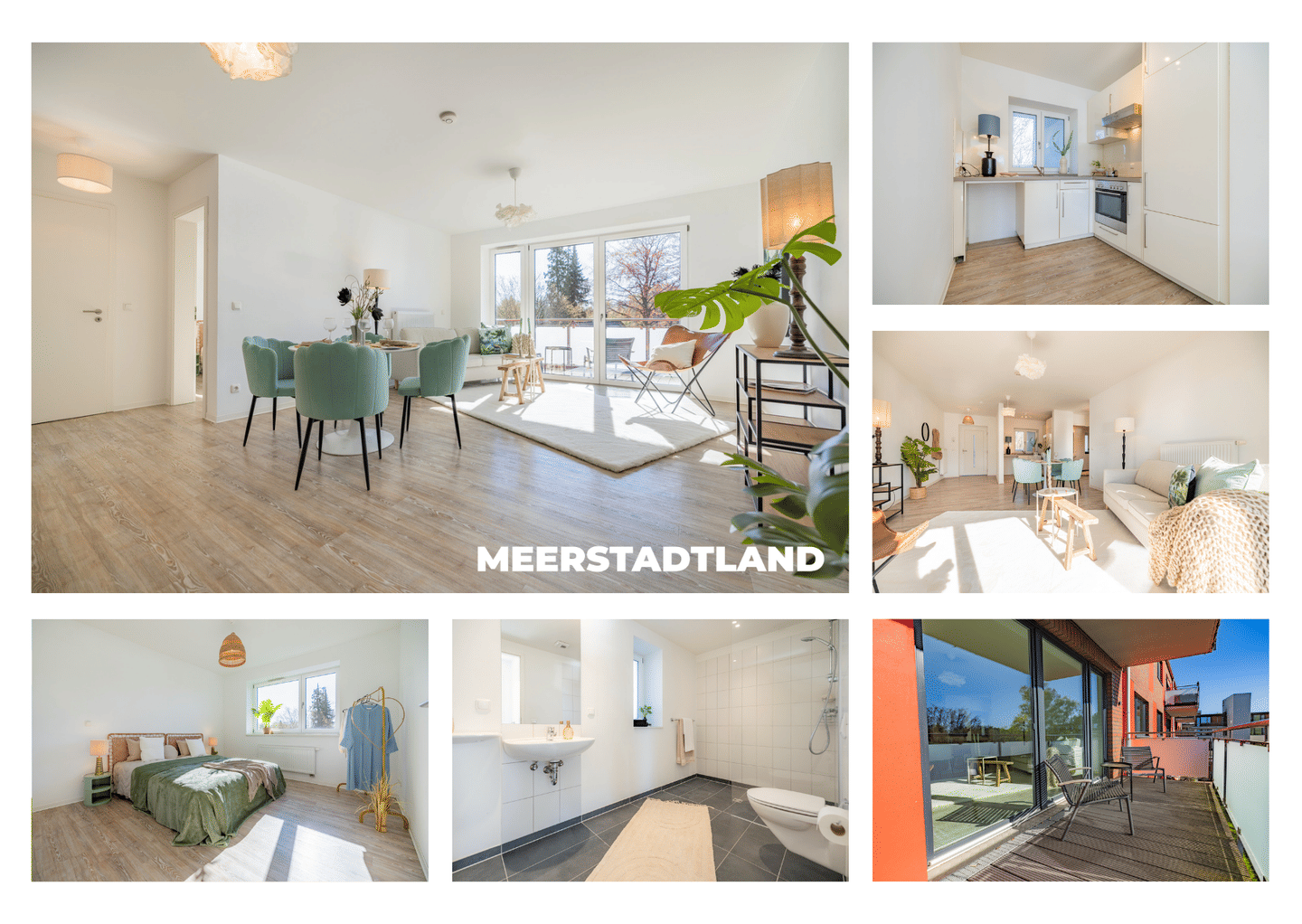 Moderne 2-Zimmer-Wohnung mit Balkon in lichtdurchfluteter, zentral gelegener Lage, 22850 Norderstedt