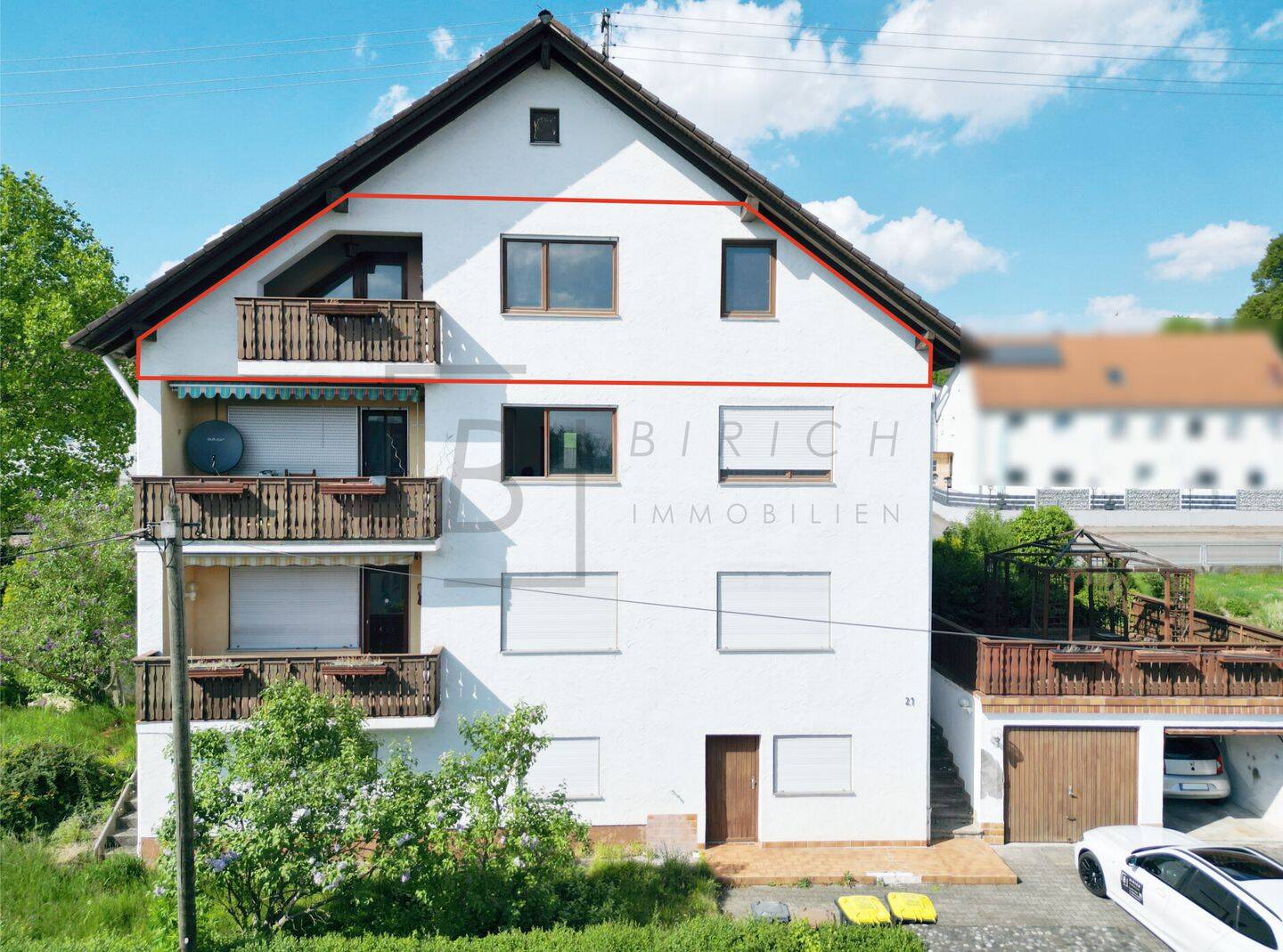 Großzügige 4-Zimmer-Dachgeschosswohnung mit Balkon und Stellplatz, 89250 Senden
