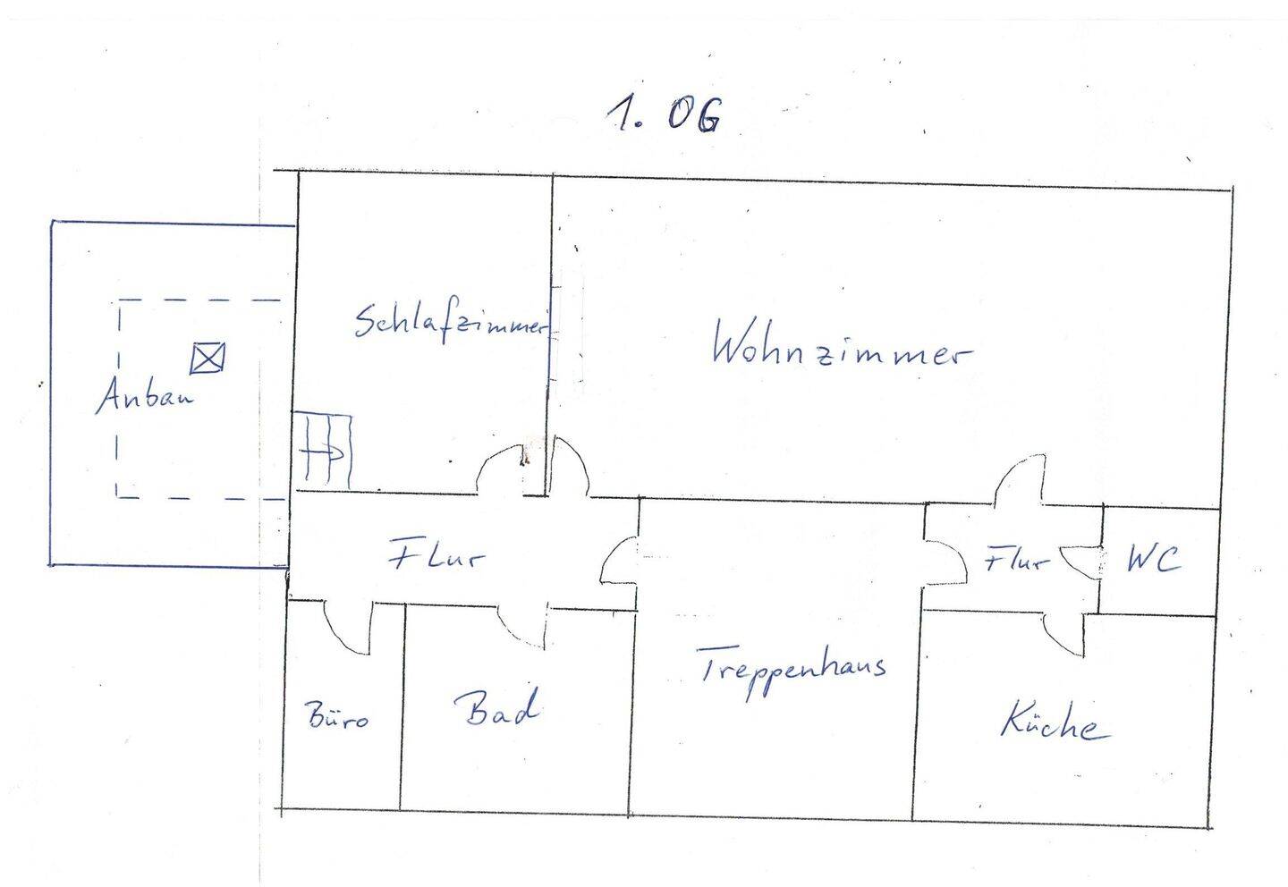 3,5-Zimmer-Wohnung im OG im sanierten Altbau, 15732 Eichwalde
