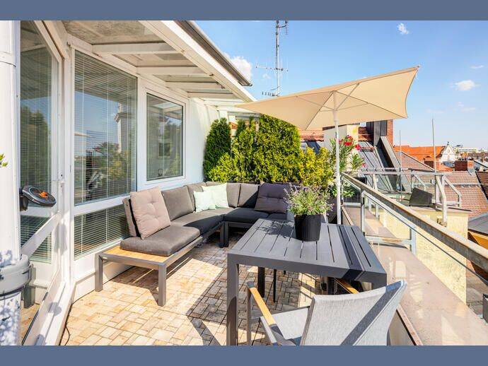 Möbliert: Wohnjuwel über den Dächern Haidhausens, 81669 München (Au-Haidhausen Ramersdorf-Perlach)