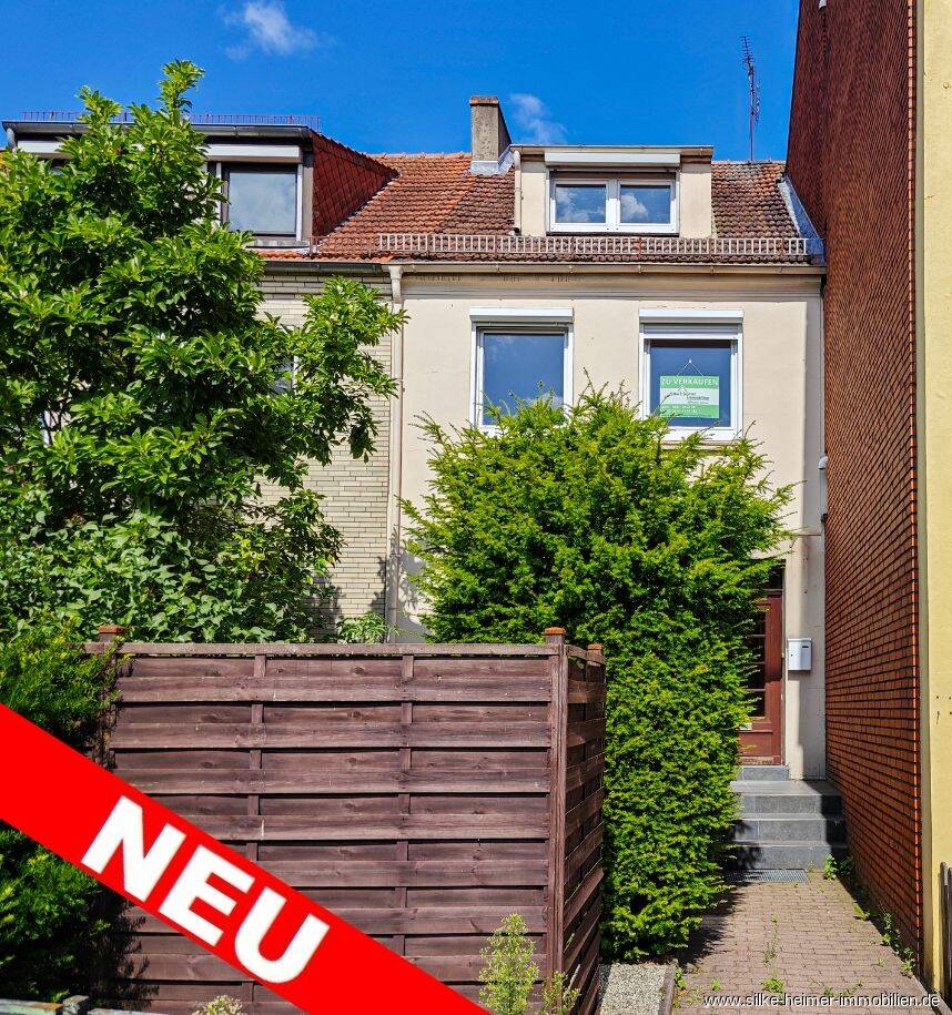 !! Viel Platz für die große Familie – solides Reihenhaus mit Potenzial !!, 28239 Bremen (Gröpelingen Ohlenhof Oslebshausen)