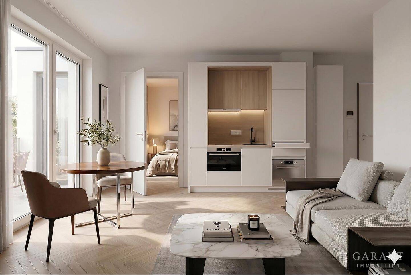 Sichere Rendite in München: Neubau-Studios mit 5 % AfA und Vollmöblierung in Trudering, 81827 München (Ramersdorf-Perlach Trudering-Riem)