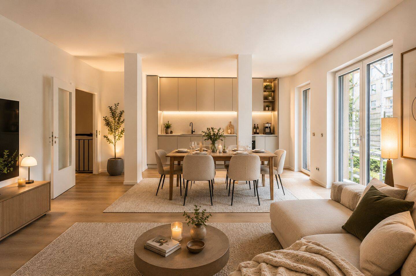 Förderfähiges Raumwunder nach KfW-40 Standard: Großzügige Familienwohnung mit Sonnengarten, 13158 Berlin (Pankow)