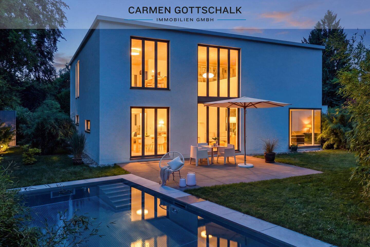 Purismus. Privatsphäre. Perfektion. Exklusives Villen-Hideaway mit Poollandschaft., 82319 Starnberg