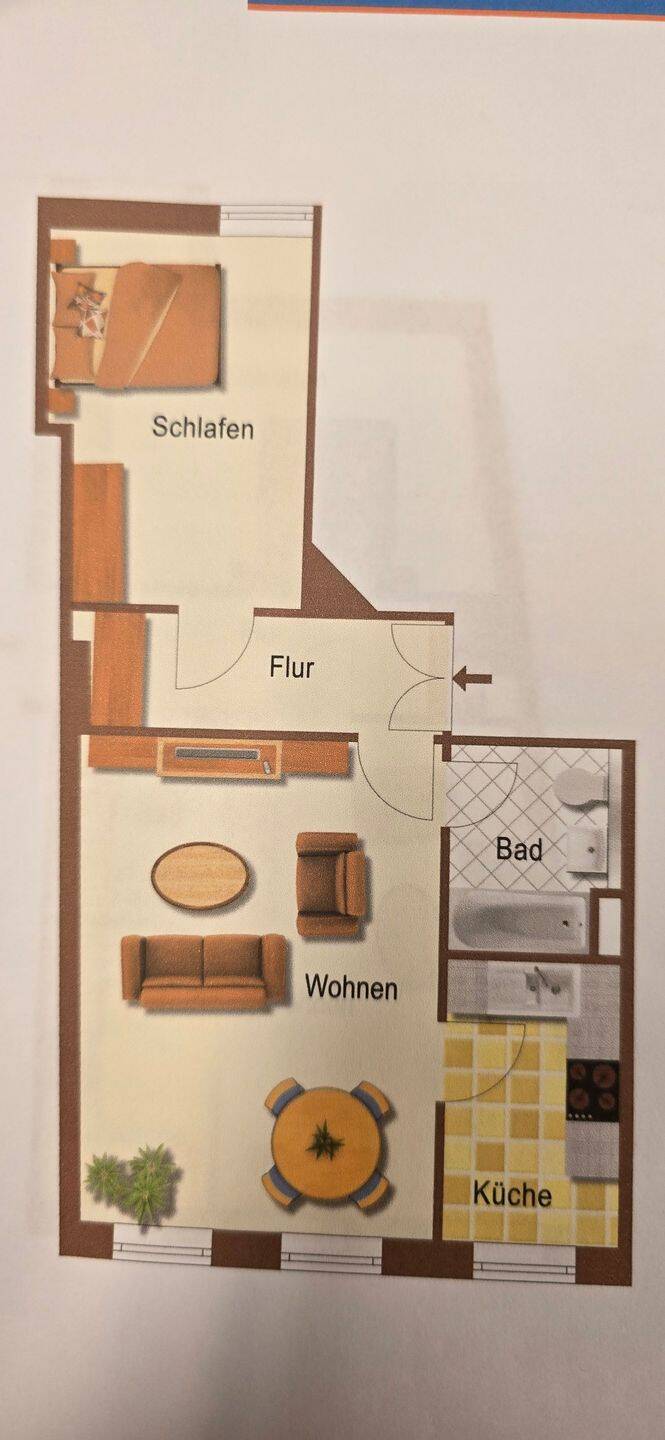 2 Raumwohnung, 4741 Roßwein