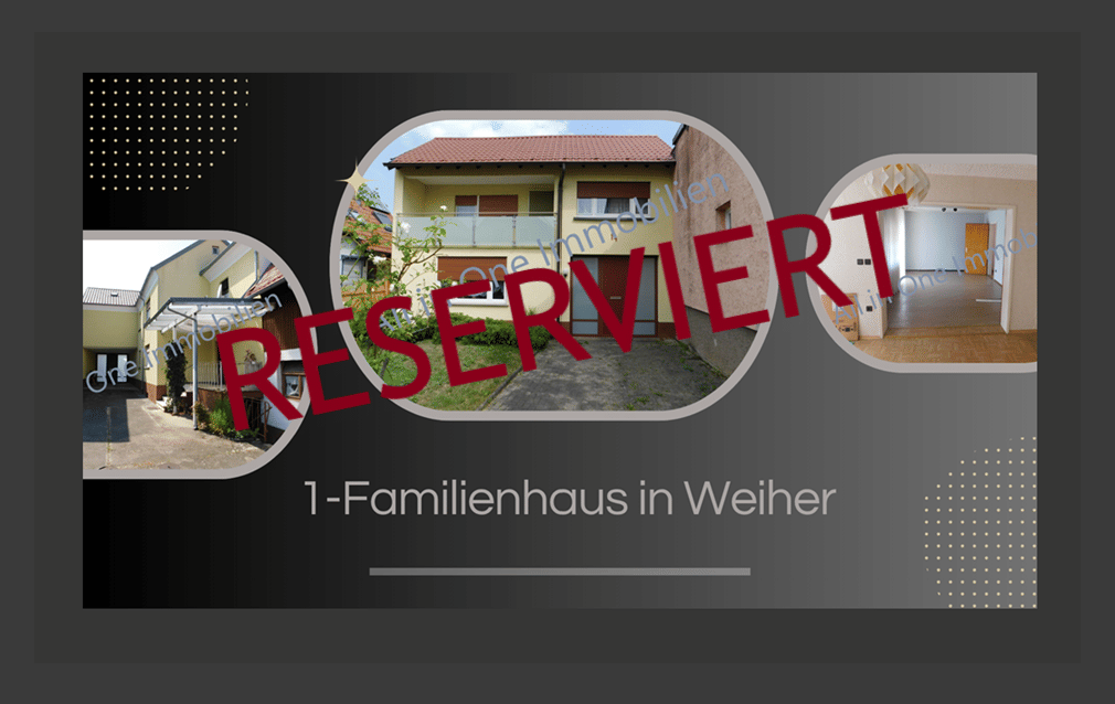 +++RESERVIERT+++Raum für neue Ideen !!! Familientraum mit Renovierungsbedarf OT Weiher, 76698 Ubstadt-Weiher