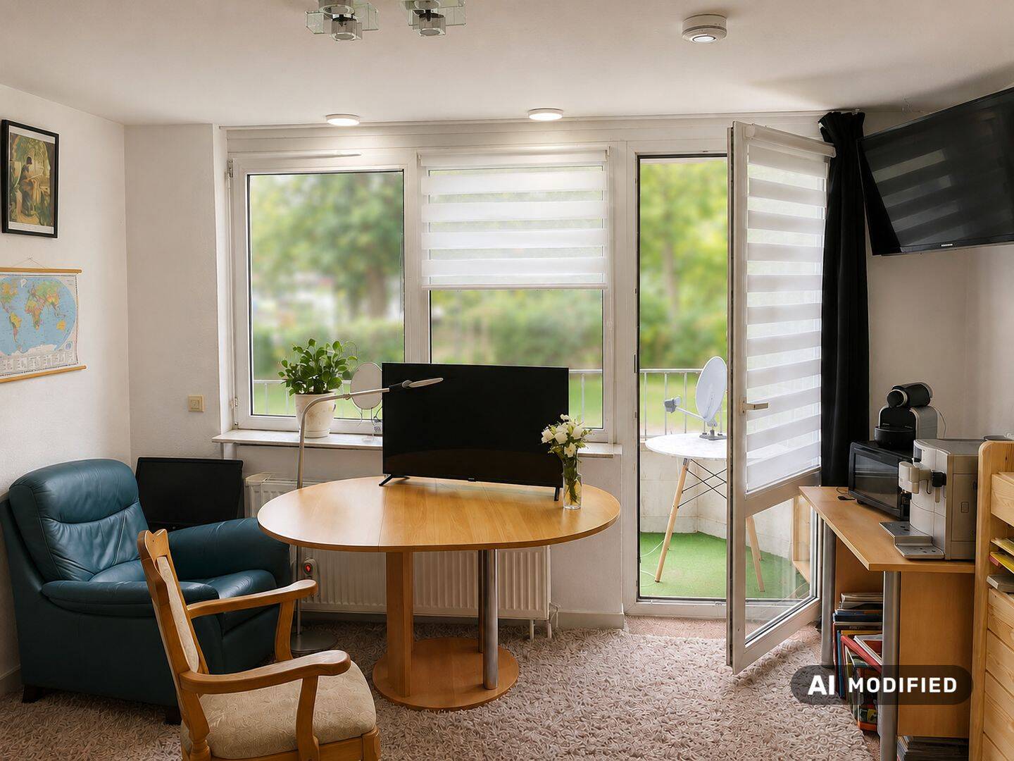 Rendite-Objekt: Vermietete 1-Zimmer-Wohnung ruhig gelegen mit sonnigem Süd-Balkon, 95448 Bayreuth