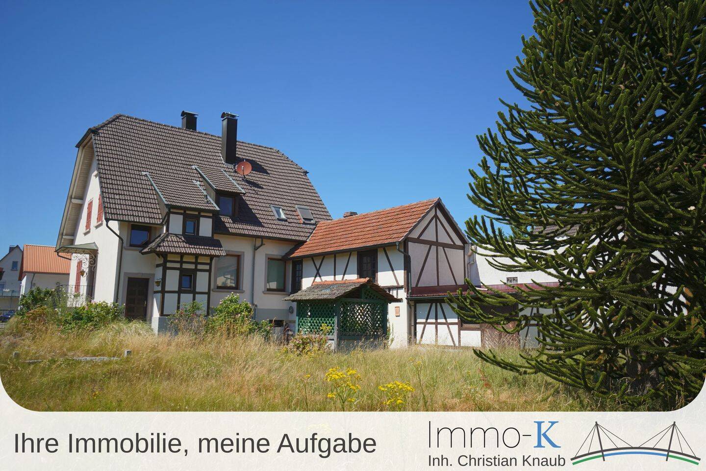 Als Ein- oder Zweifamilienhaus – Interessante Immobilie mit großem Grundstück, 77866 Rheinau