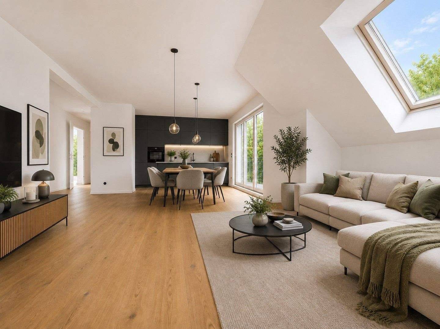 Bezugfertige Neubau 5-Zimmer-Penthouse-Wohnung mit Dachterrasse, 65189 Wiesbaden (Biebrich Wiesbaden)