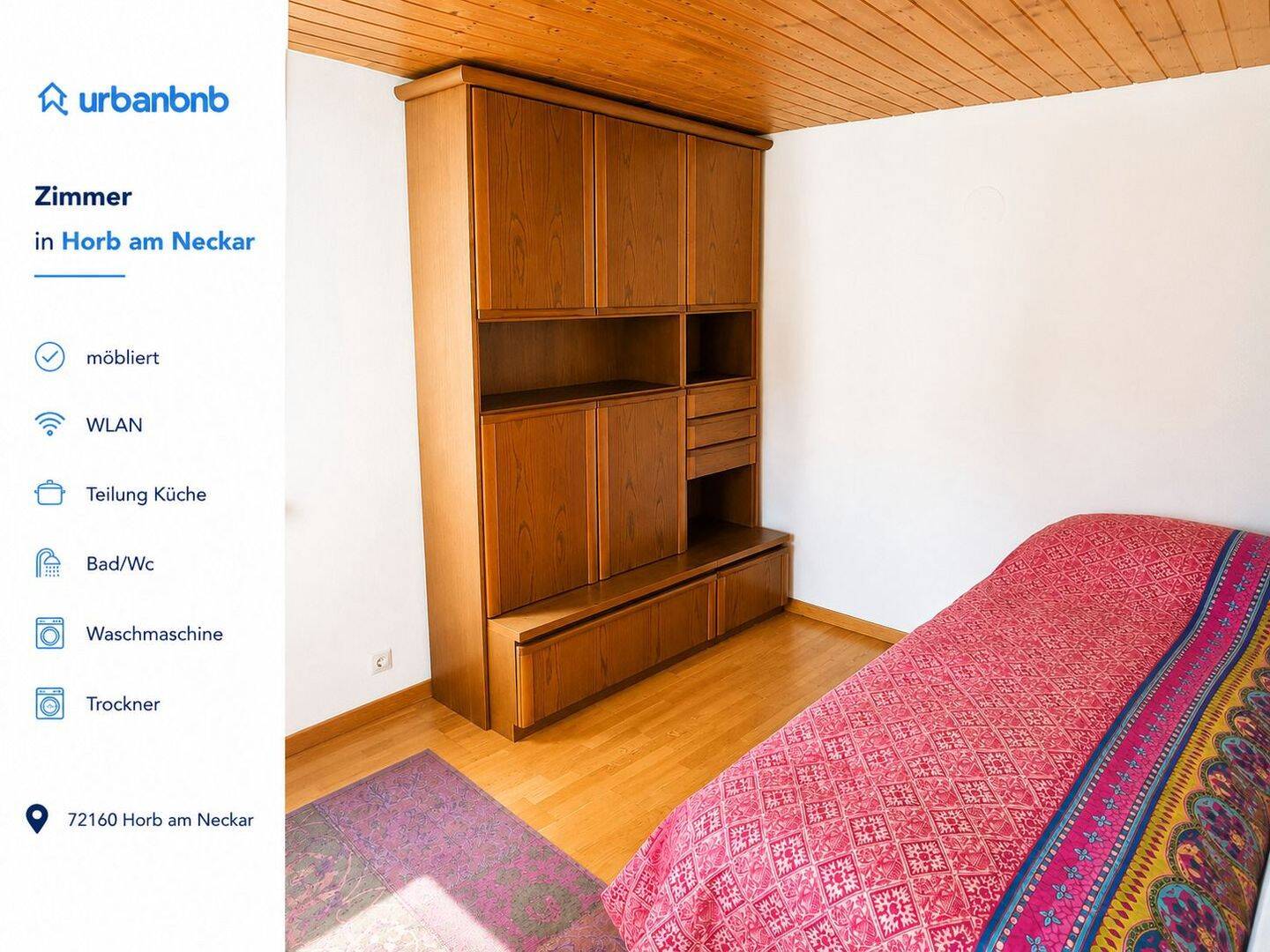 WG Zimmer auf Zeit in Horb – Campus Horb und Bosch, 72160 Horb am Neckar