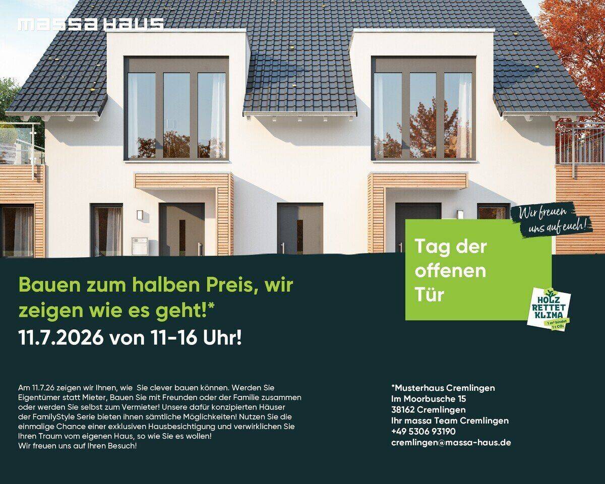 Bauen zum Mietpreis, wir zeigen Ihnen wie es geht!, 38542 Leiferde