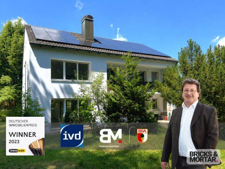 Geräumiges, energetisch saniertes Zweifamilienhaus mit Ausbaureserve und großzügigem Garten, 86482 Aystetten