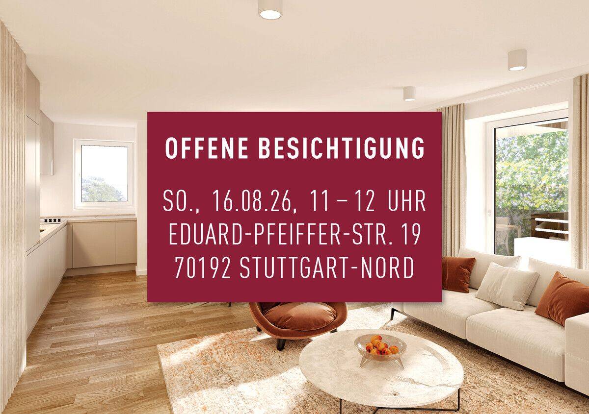 OFFENE BESICHTIGUNG I So., 16.08. I 11-12 UHR – Wohnen und Arbeiten im Einklang mit Südbalkon