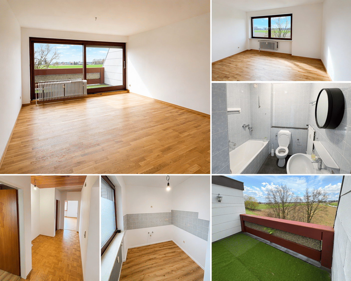 2 Zimmerwohnung mit traumhaftem Balkon, 84513 Töging a. Inn