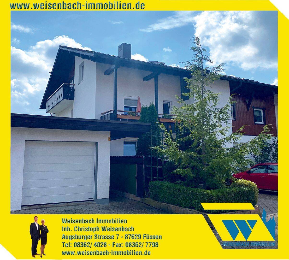 Wohnen auf höchstem Niveau – Exklusive Erdgeschosswohnung mit Traumgarten in bester Sonnenlage von Füssen, 87629 Füssen