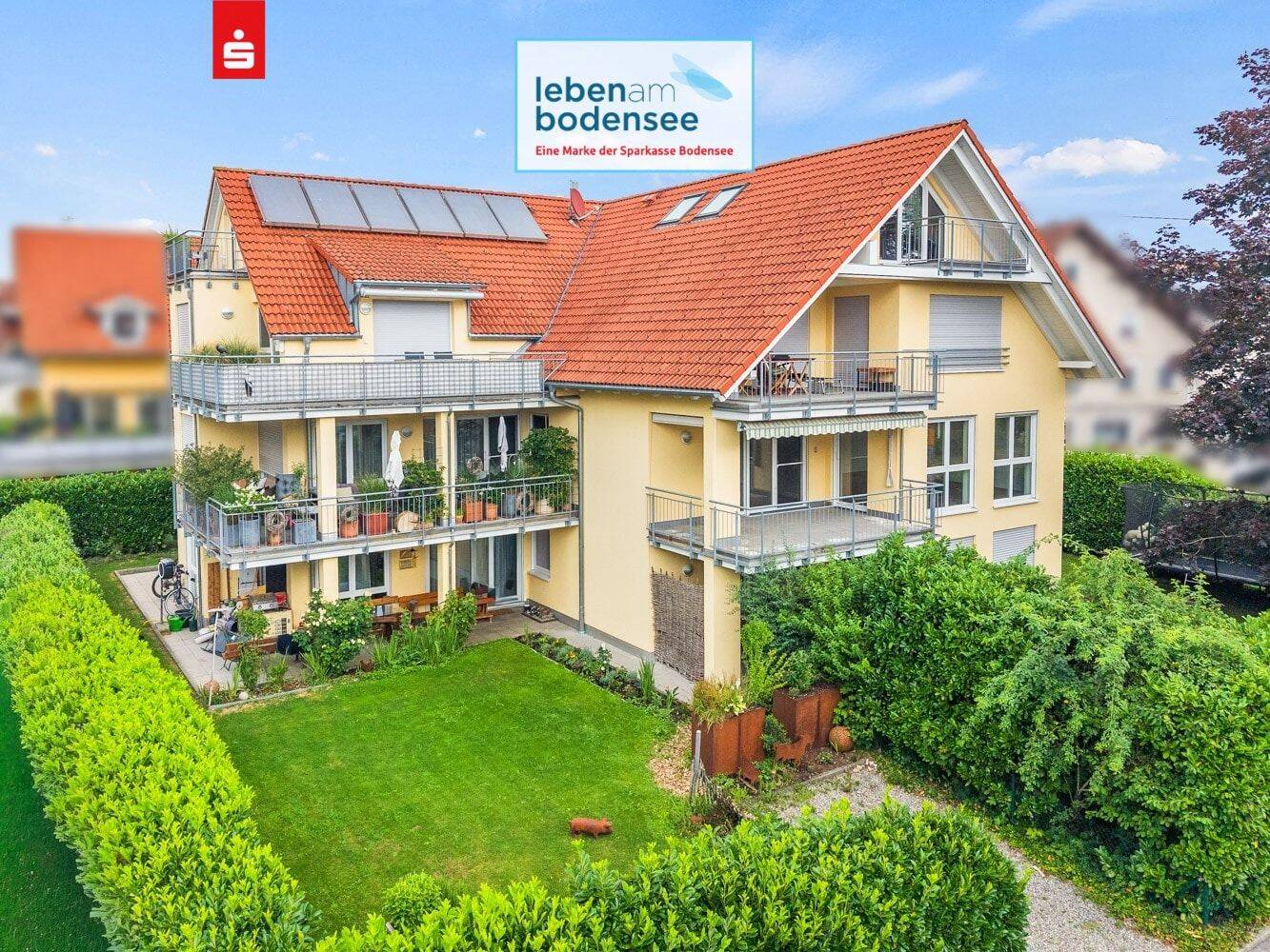 Moderne 4-Zimmer-Wohnung mit großem Balkon, TG-Stellplatz & Wallbox – Baujahr 2013 in Oberdorf, 88085 Langenargen