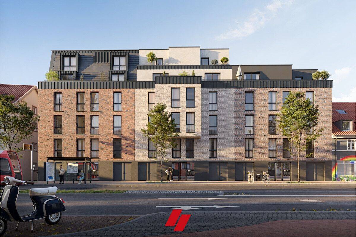 Neubau Erstbezug;  Exklusives und hochwertig ausgestattetes 1 Zi. Terrassen- Appartement in Haus B, 28207 Bremen (Hastedt)