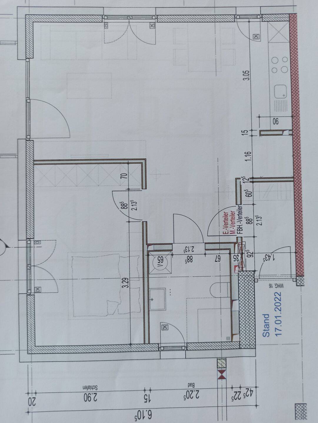 2 Zimmer Wohnung mit EBK und Balkon in ruhiger Wohnlage, 91564 Neuendettelsau