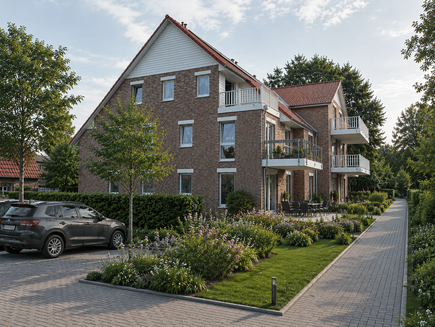 LOHEHUS Uetersen | NEUBAU / Erstbezug: Dachgeschosswohnung mit Balkon, EBK, Carport-Stellplatz, 25436 Uetersen