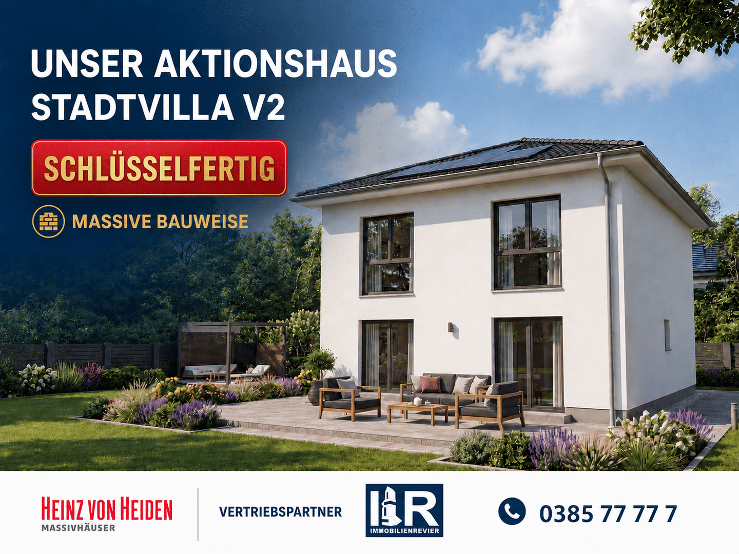 Stilvoll wohnen in Wittenförden – Ihre schlüsselfertige Jubiläums-Stadtvilla mit 124 m², 19073 Wittenförden
