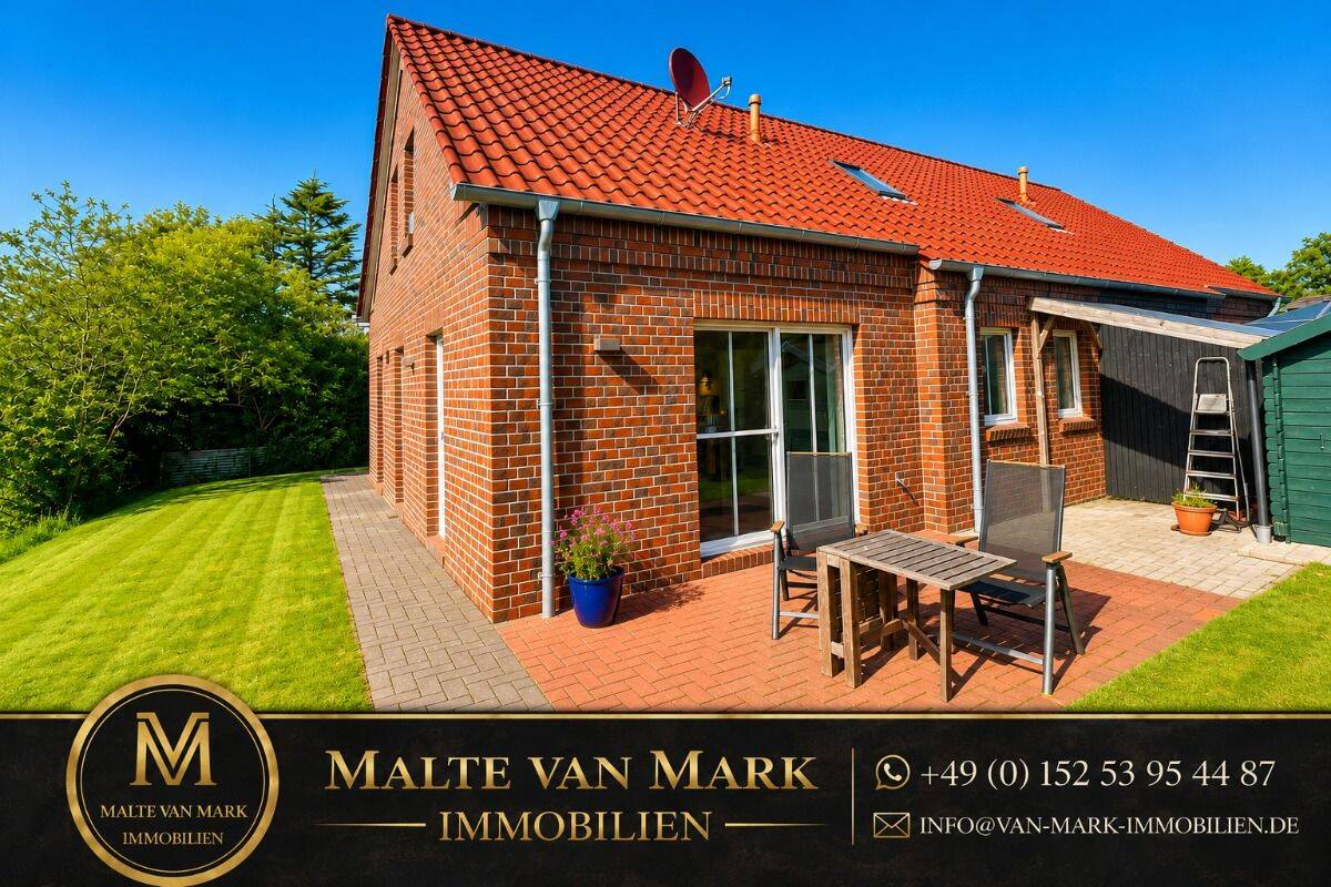 Moderne Doppelhaushälfte in Feldrandlage – neuwertig, energieeffizient und sofort zum Wohlfühlen, 26556 Eversmeer