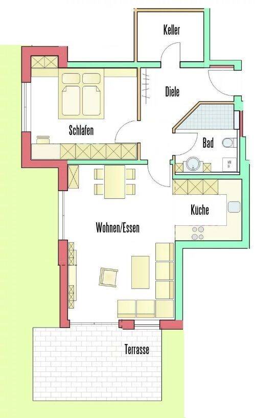 Ebenerdig-eigener Garten-barrierefreie Neubauwohnung, 88370 Ebenweiler