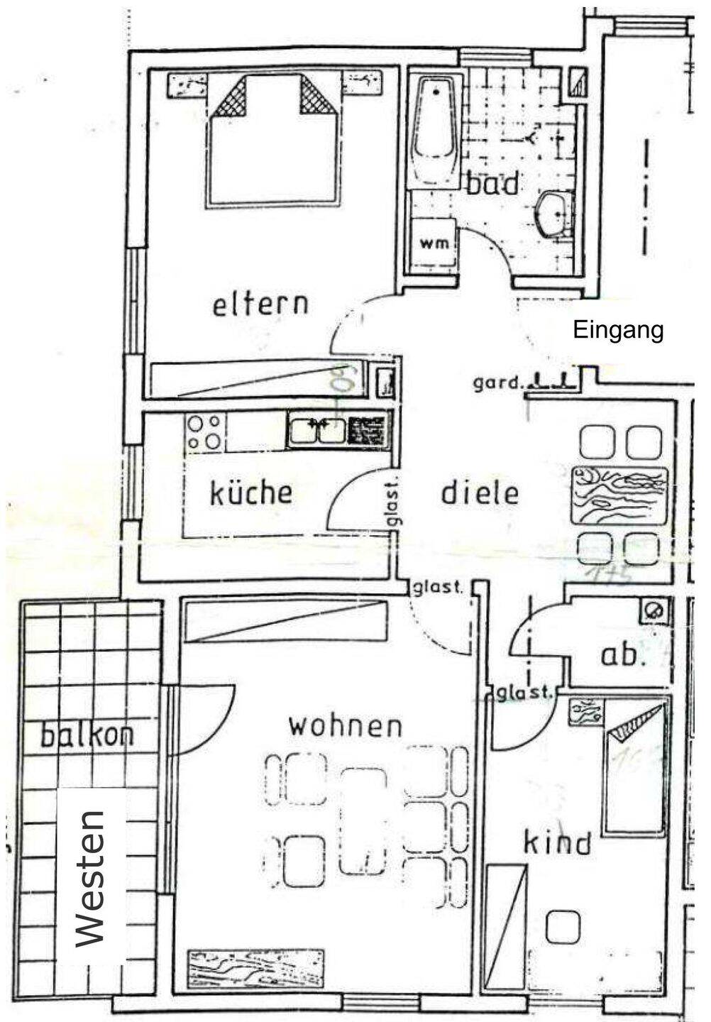 Schöne 3-Zi-Wohnung in bevorzugter Lage in Erlangen-Sieglitzhof, 91054 Erlangen (Burgberg Erlangen-Nord Erlangen-Ost Innenstadt Sieglitzhof)