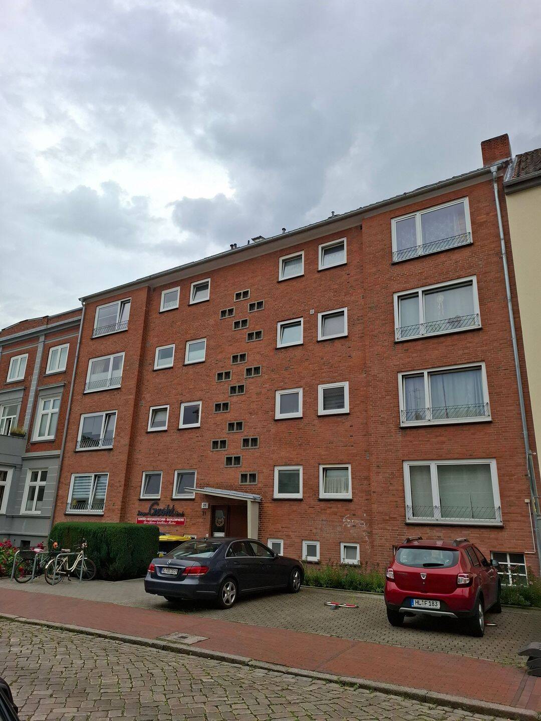 Schände 1,5-Zimmerwohnung mit Balkon in Bahnhofsnähe, 23558 Lübeck (Buntekuh Sankt Lorenz Nord Sankt Lorenz Süd)