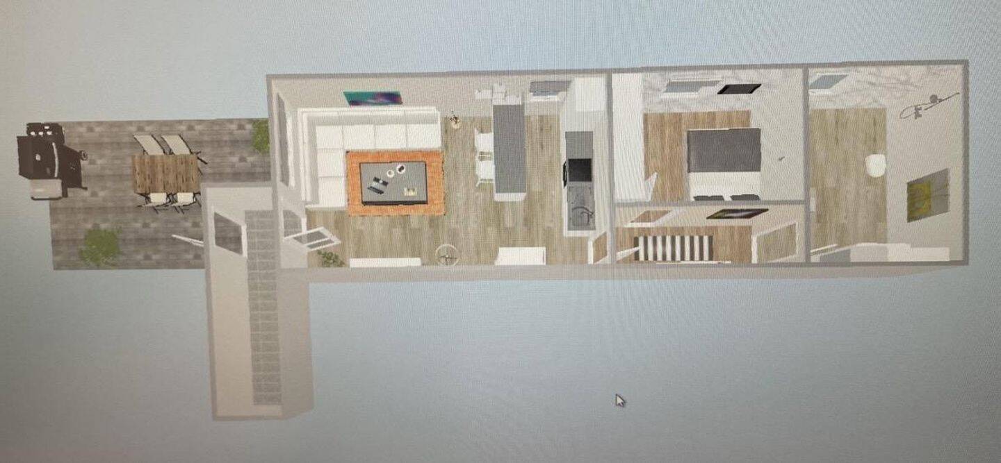 Charmante 2-Zimmer-Wohnung mit großer Dachterrasse und Stellplatz in Achim Uphusen, 28832 Achim