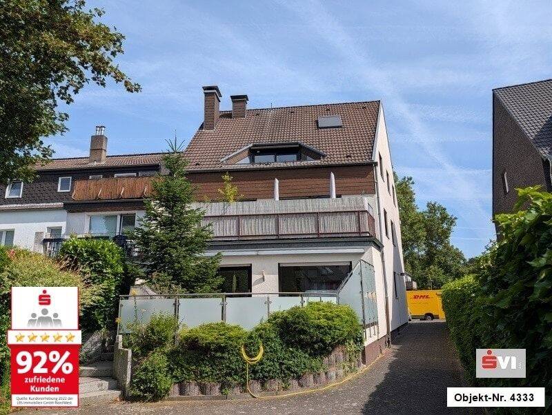 Außergewöhnliche Maisonettewohnung mit Dachterrasse, Einbauküche und Garage in Top-Lage von Alstaden, 46049 Oberhausen