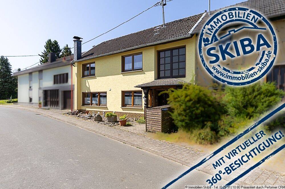 Wohnhaus mit Doppelgarage und Garten im ruhig gelegenen Pomster, Nähe Nürburgring, 53534 Pomster