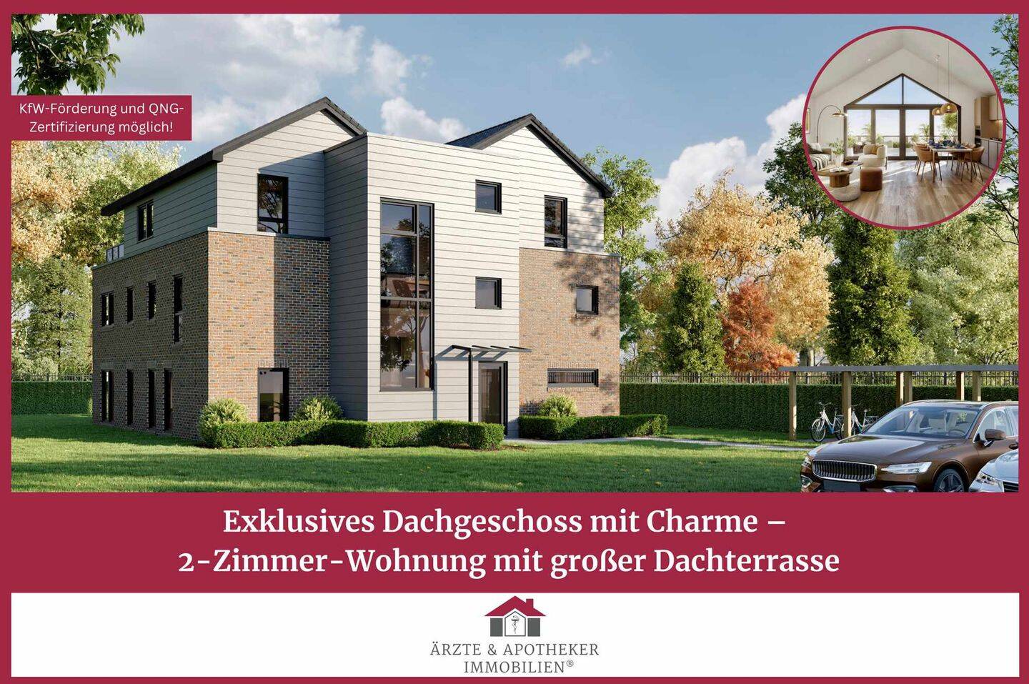 Exklusives Dachgeschoss mit Charme – 2-Zimmer-Wohnung mit großer Dachterrasse, 26802 Moormerland