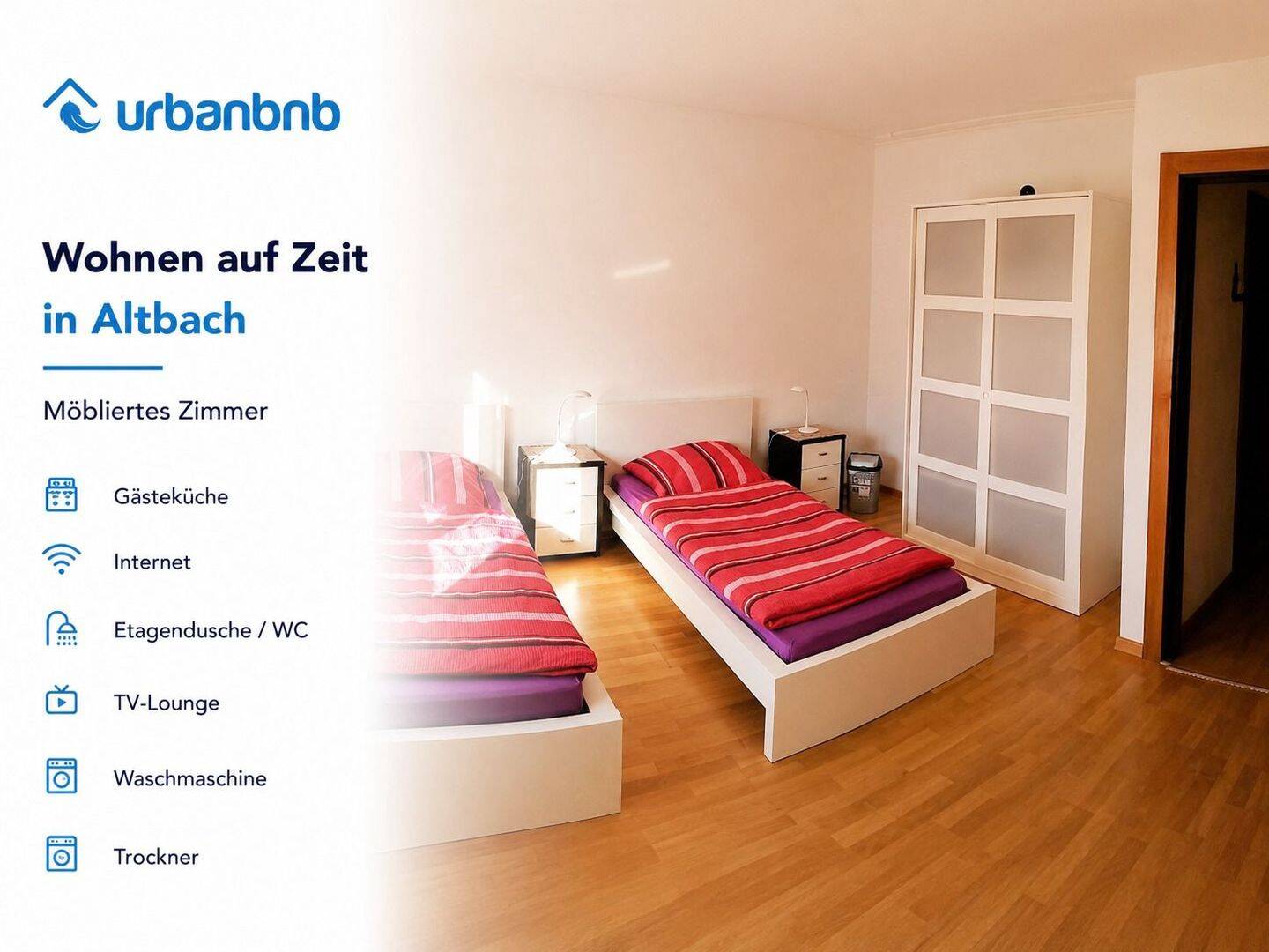 Zimmer günstig mieten in Esslingen-Altbach für Wohnen auf Zeit ab 1 Monat, 73776 Altbach